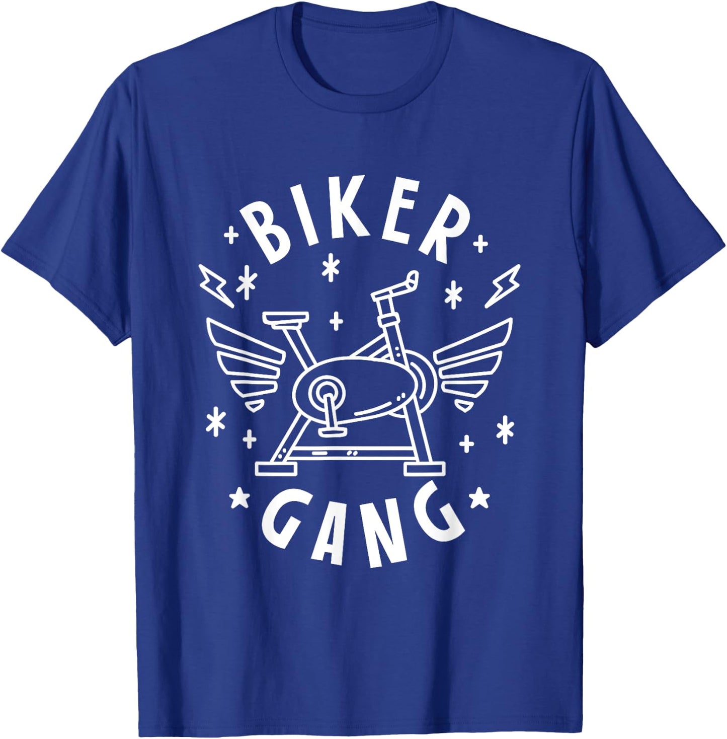 Biker Gang for Spin Class T-Shirt - T-Shirt | Royal
