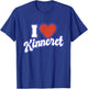 I Love Kinneret T-Shirt - T-Shirt | Royal