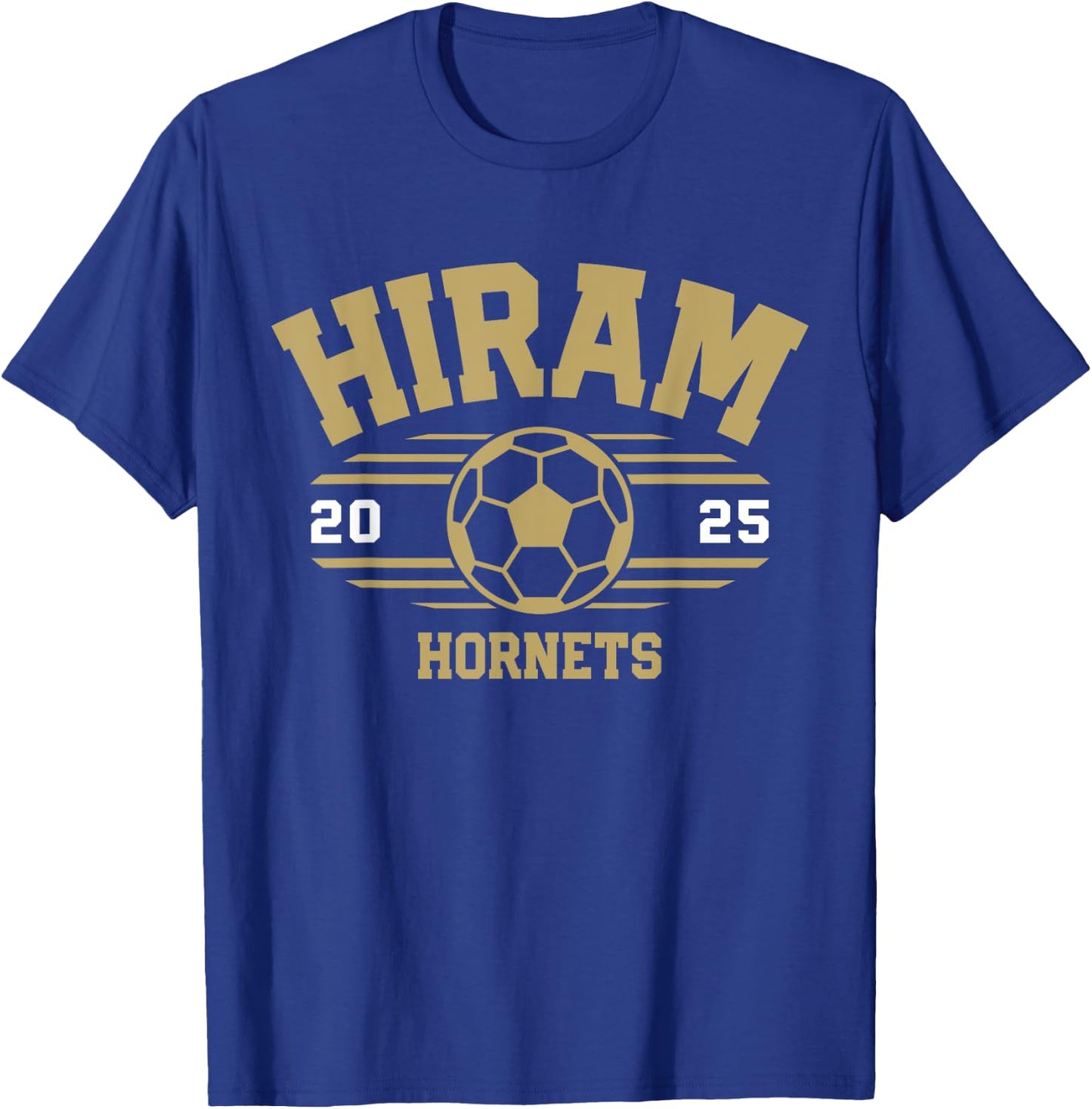 Hiram Hornets Soccer Ball 2025 T-Shirt - T-Shirt | Royal