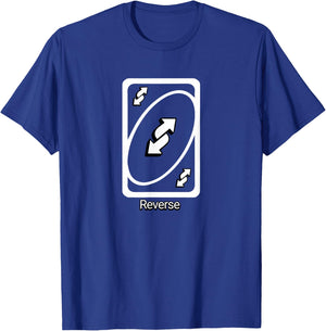 UNO - Reverse Card T-Shirt - T-Shirt | Royal