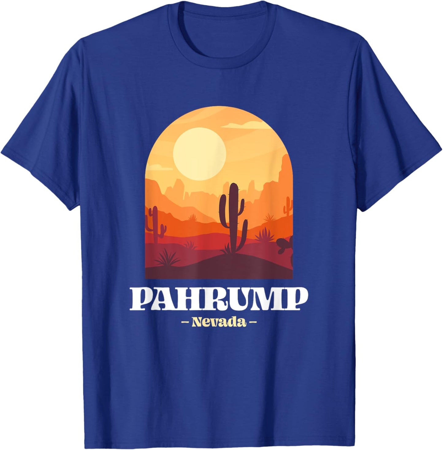 Pahrump, Nevada Vacation Travel Souvenir Graphic T-Shirt - T-Shirt | Royal