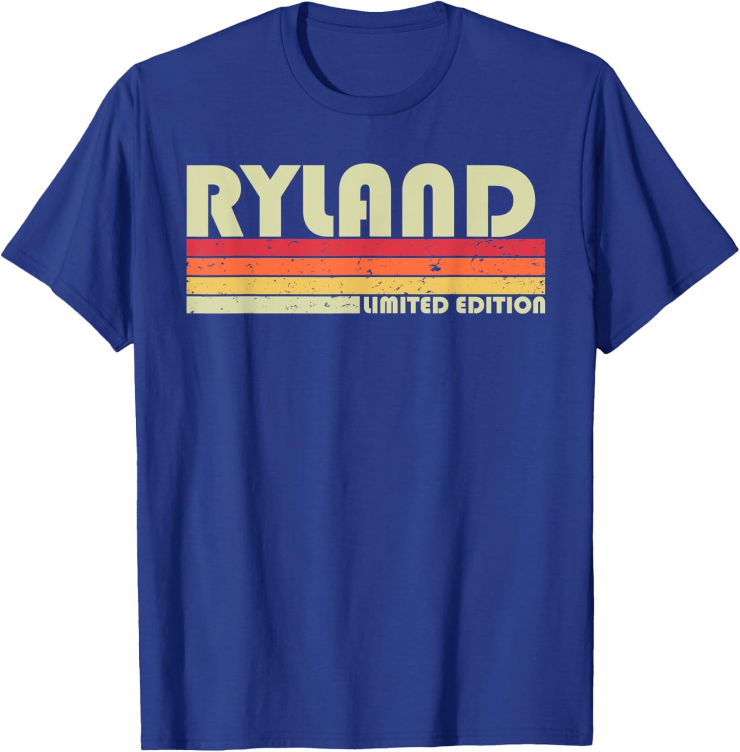 RYLAND Gift Name Personalized Funny Retro Vintage Birthday T-Shirt - T-Shirt | Royal