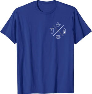 Barista Coffee Espresso Cappuccino Coffee Maker T-Shirt - T-Shirt | Royal