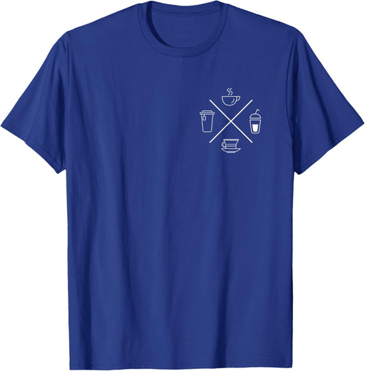 Barista Coffee Espresso Cappuccino Coffee Maker T-Shirt - T-Shirt | Royal