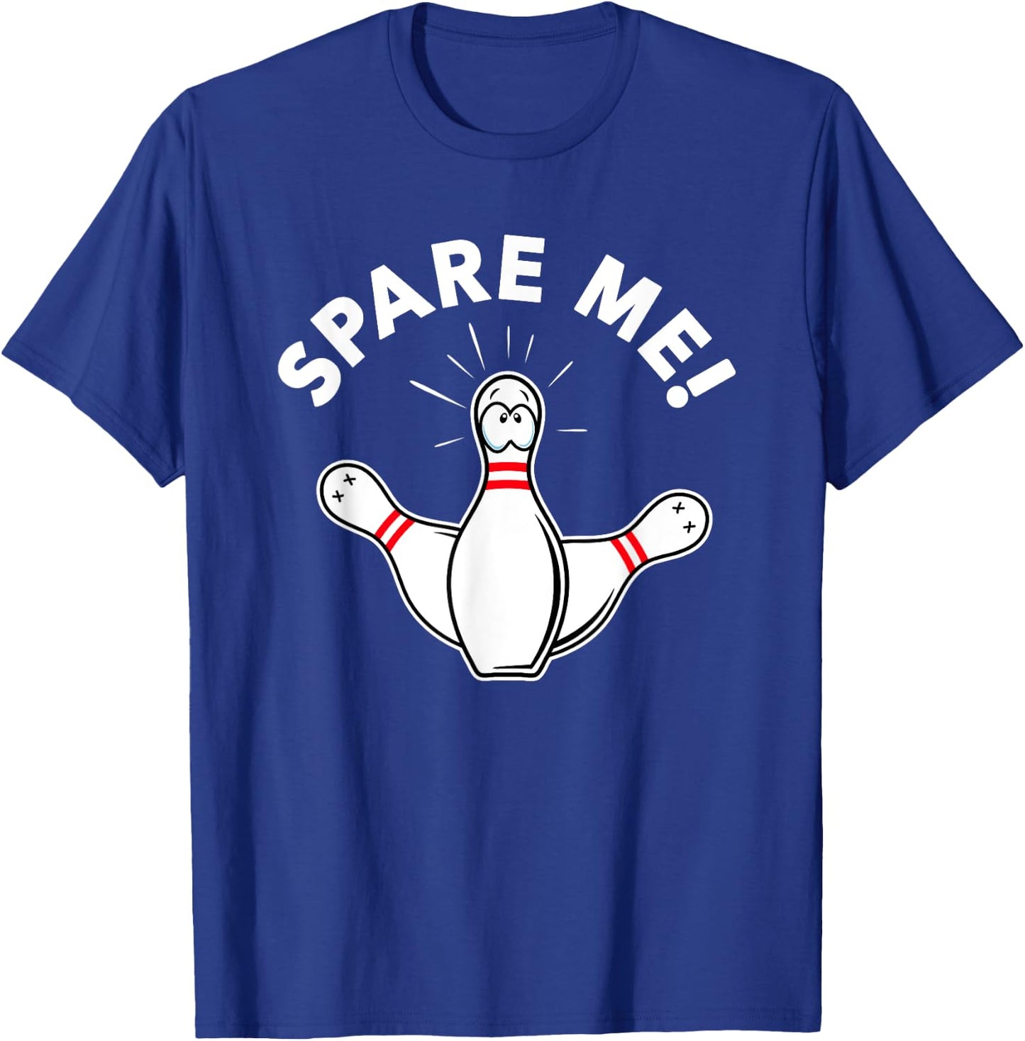 Cute Bowling Shirt For Kids Boys Or Girls - Spare Me T-Shirt - T-Shirt | Royal