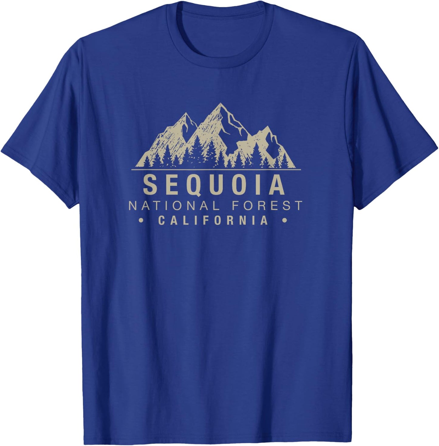 Sequoia National Forest California T-Shirt - T-Shirt | Royal