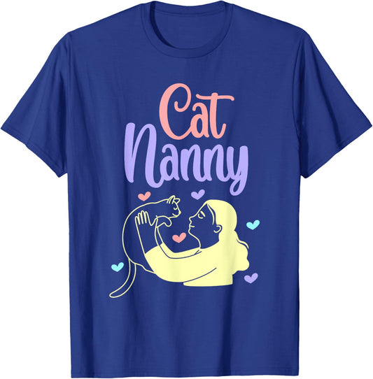 Pet Sitter and Dog Sitter for Cat Nanny Men Women Kids T-Shirt - T-Shirt | Royal