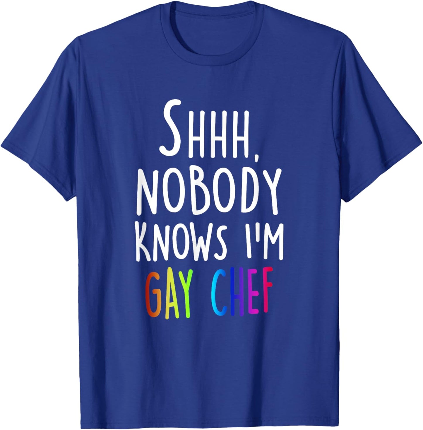 Cook Chef Funny LGBQT GAY Kitchen T-Shirt - T-Shirt | Royal