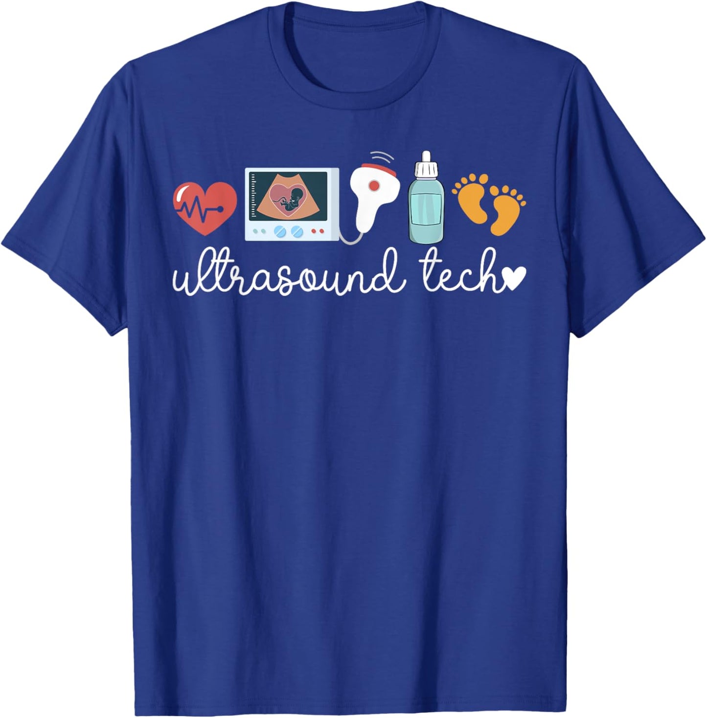 Ultrasound Tech Ultrasound Technology T-Shirt - T-Shirt | Royal