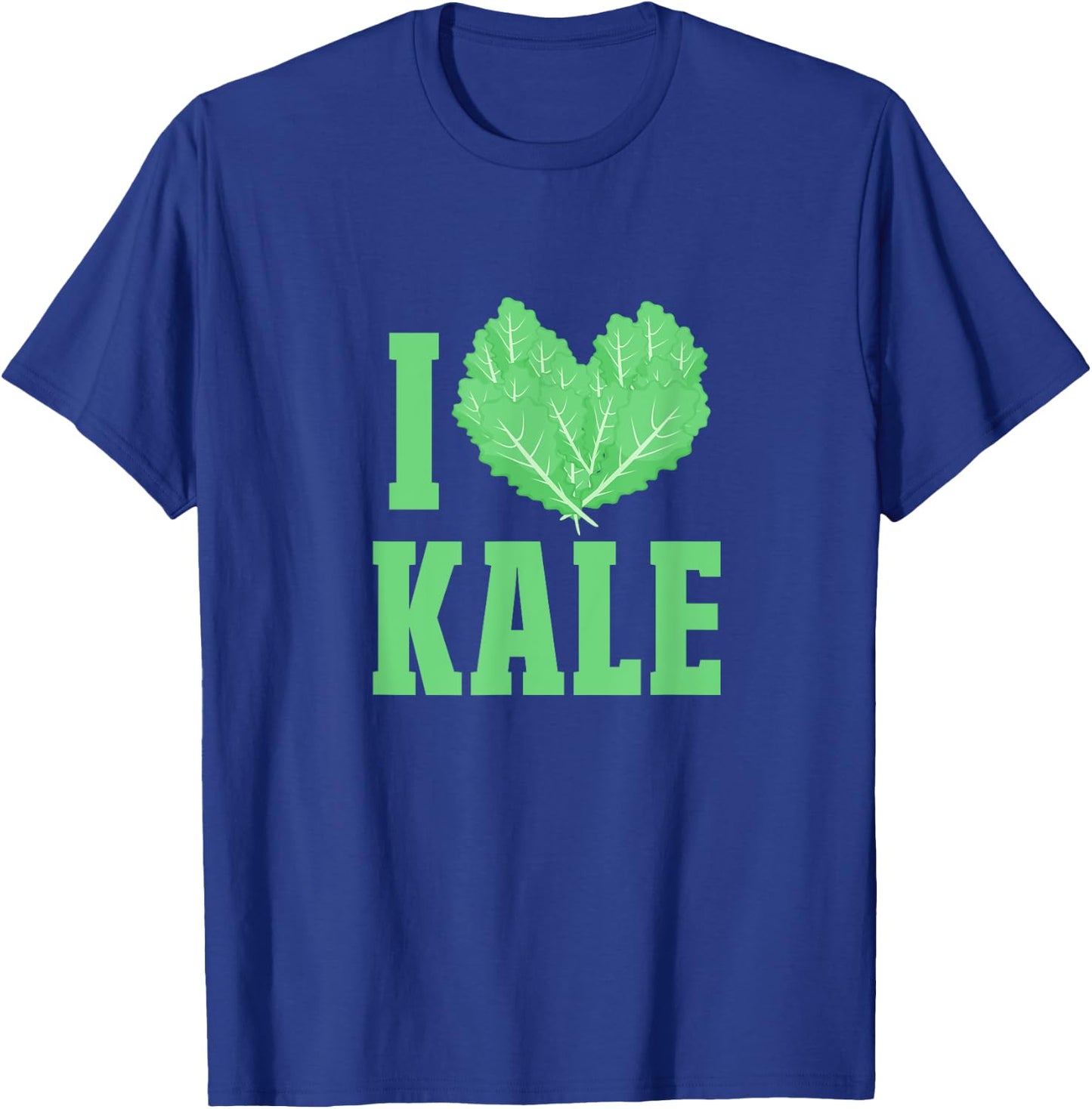 I Love Kale Vegan Vegetarian T-Shirt - T-Shirt | Royal