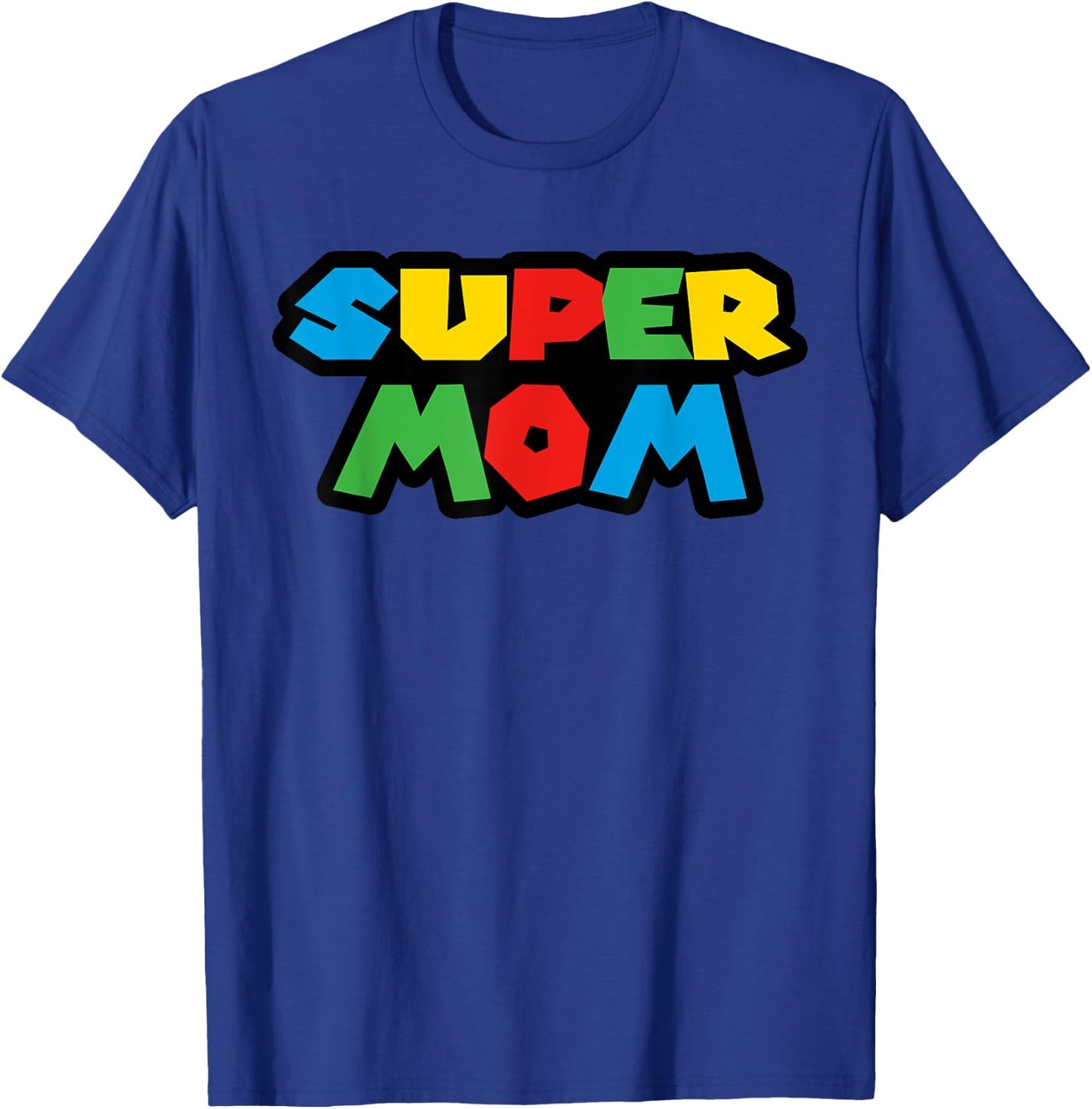 Gamer Super Mom Classic Funny Mother's Day T-Shirt - T-Shirt | Royal