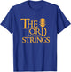 Guitar Musical Instrument & Gifts The Lord Of The Strings Funny Guitar Bassist -Adults & Kids Black Short Sleeve Small T-Shirt - T-Shirt | Royal