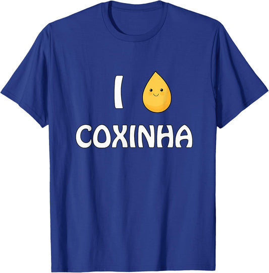I Love Coxinha! A Genuine Brazilian Original T-Shirt - T-Shirt | Royal