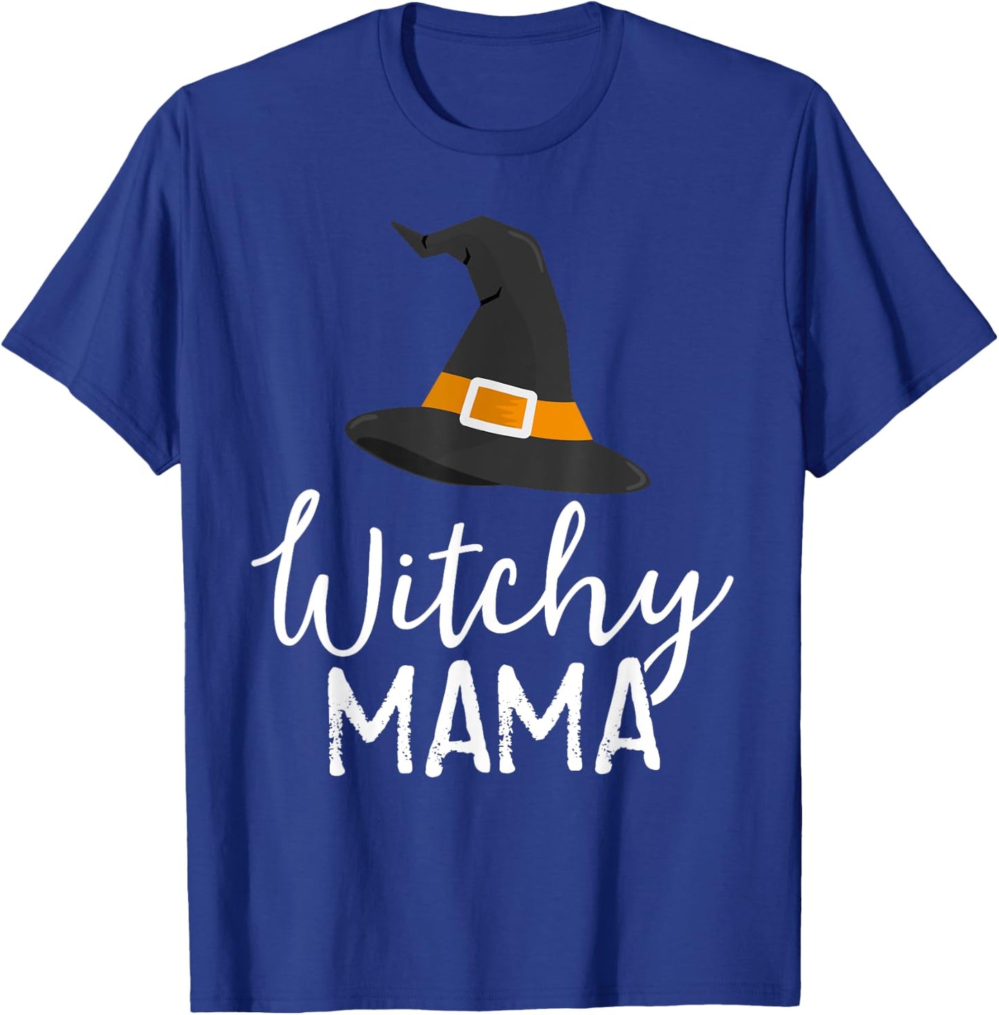 Witchy Mama Halloween Witch Outfit Costume Mom Mother T-Shirt - T-Shirt | Royal