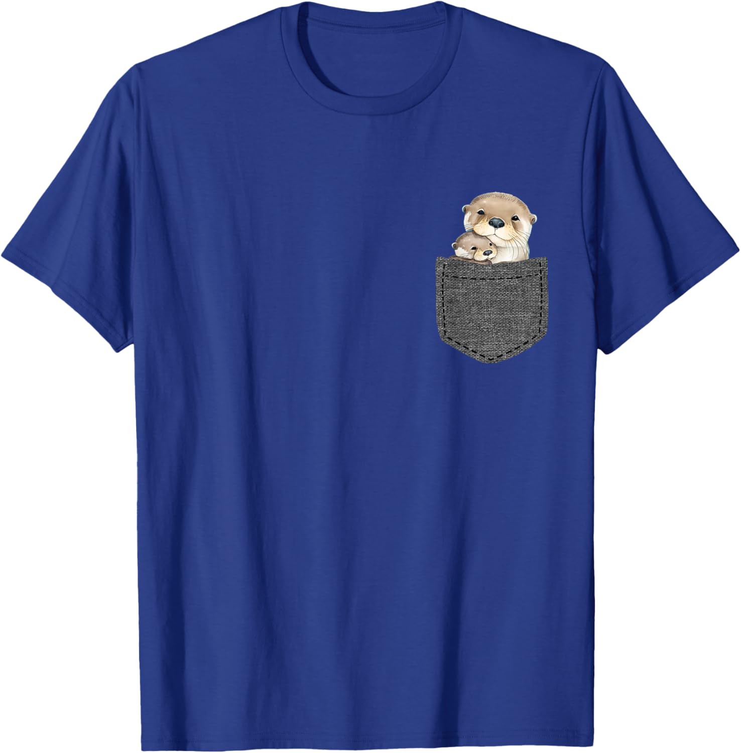 Otter in Brusttasche Otter Baby T-Shirt - T-Shirt | Royal