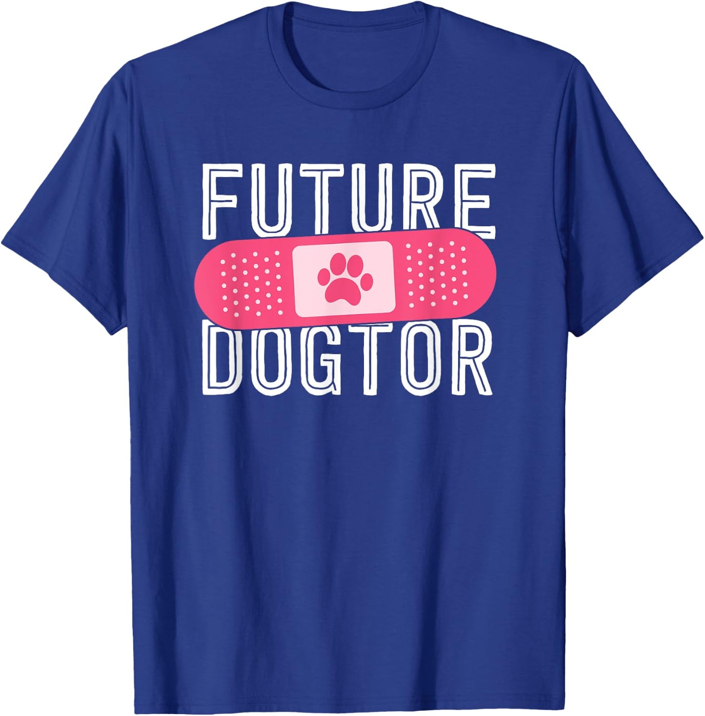 Future Dogtor Dog Vet Veterinarian Student Gifts Kids Women T-Shirt - T-Shirt | Royal