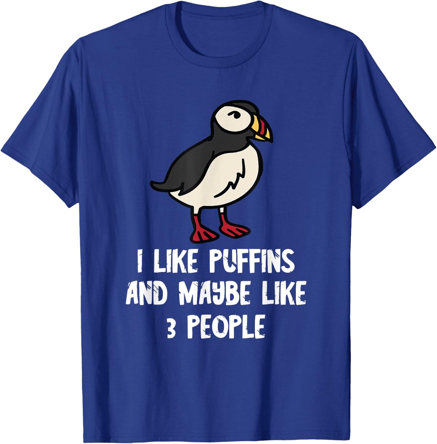 Puffin I Like Puffins Iceland Animal Puffin Bird Lover T-Shirt - T-Shirt | Royal