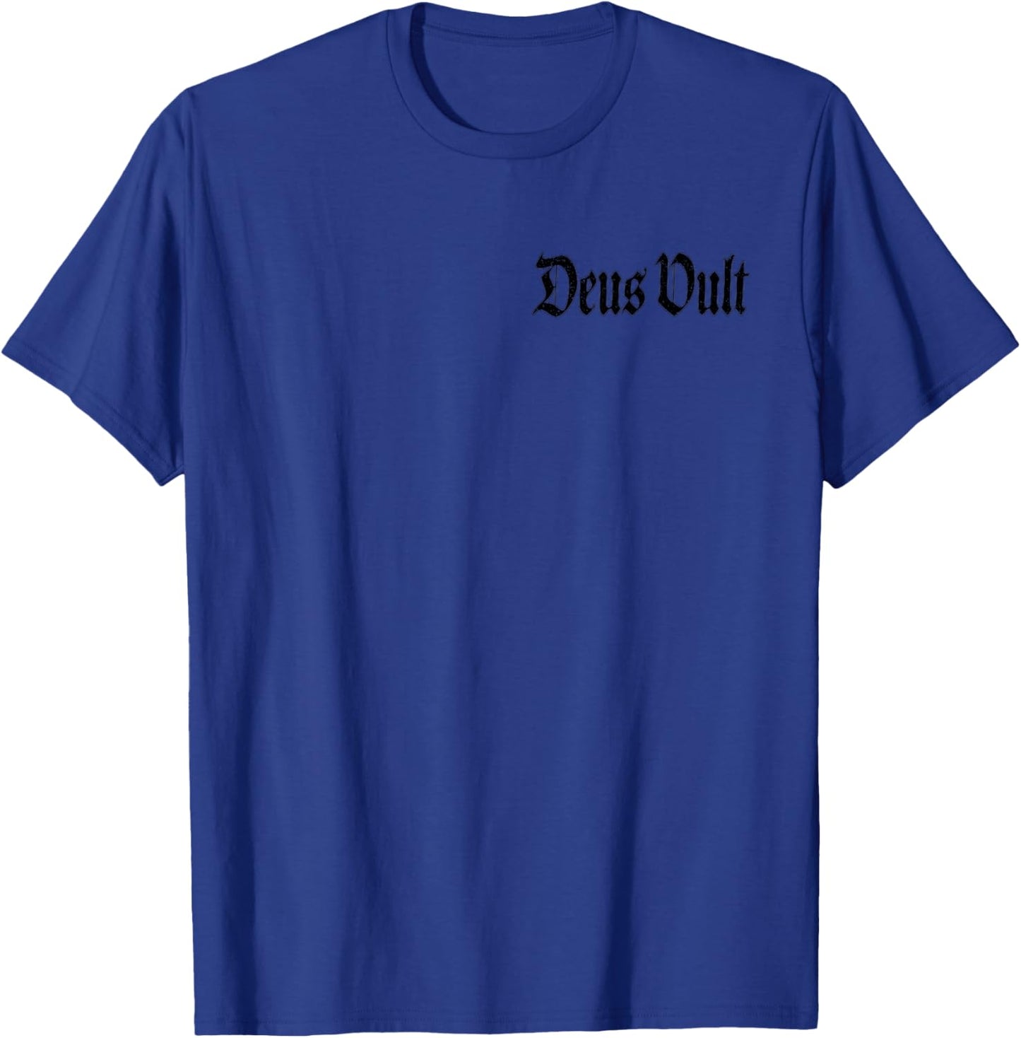 Deus Vult God Wills it Latin Phrase Knights Templar T-Shirt - T-Shirt | Royal