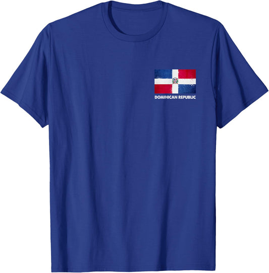 Dominican Republic Flag Shirt | Dominican T-Shirt - T-Shirt | Royal
