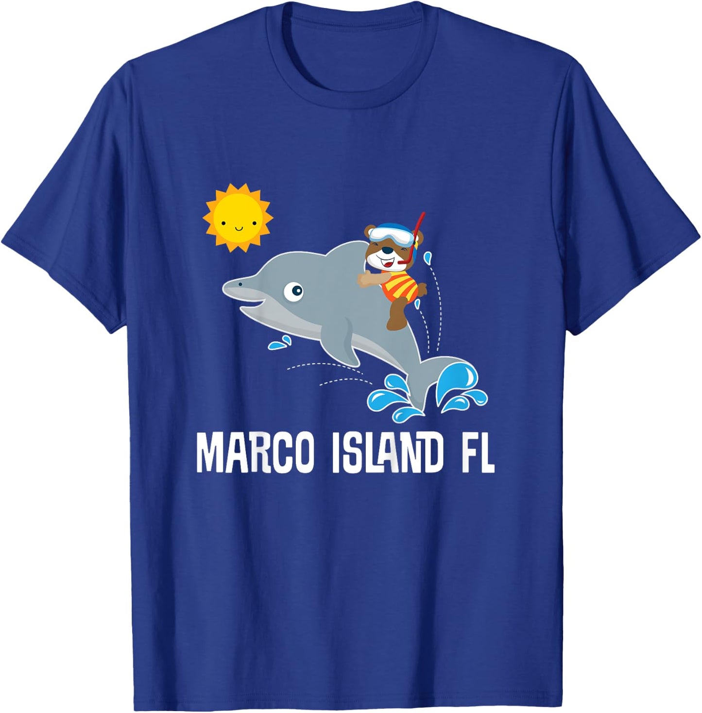 Marco Island Florida Travel T-Shirt - T-Shirt | Royal