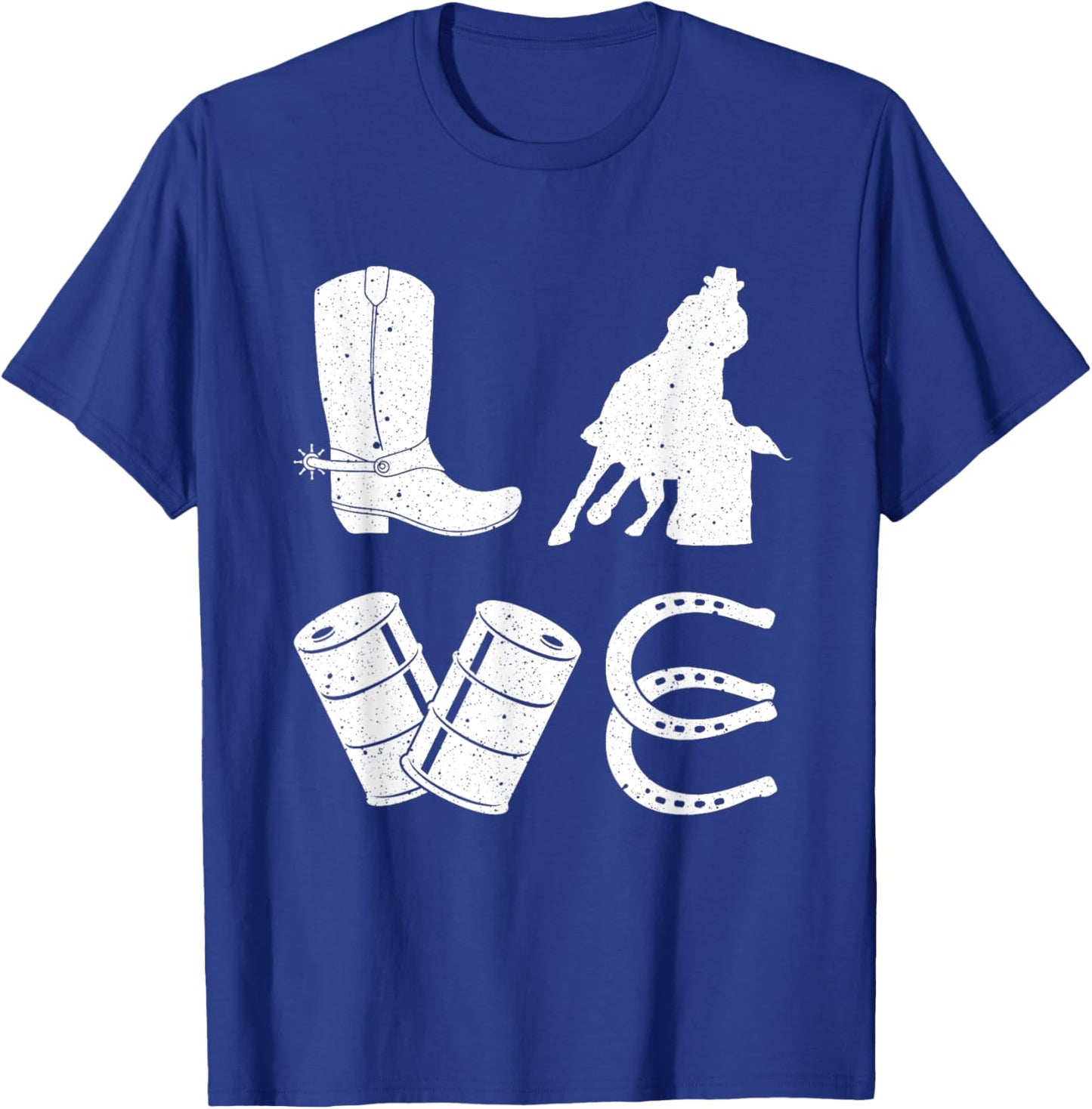 Cool Barrel Racing Gift Girls Rodeo Show Lovers T-Shirt - T-Shirt | Royal
