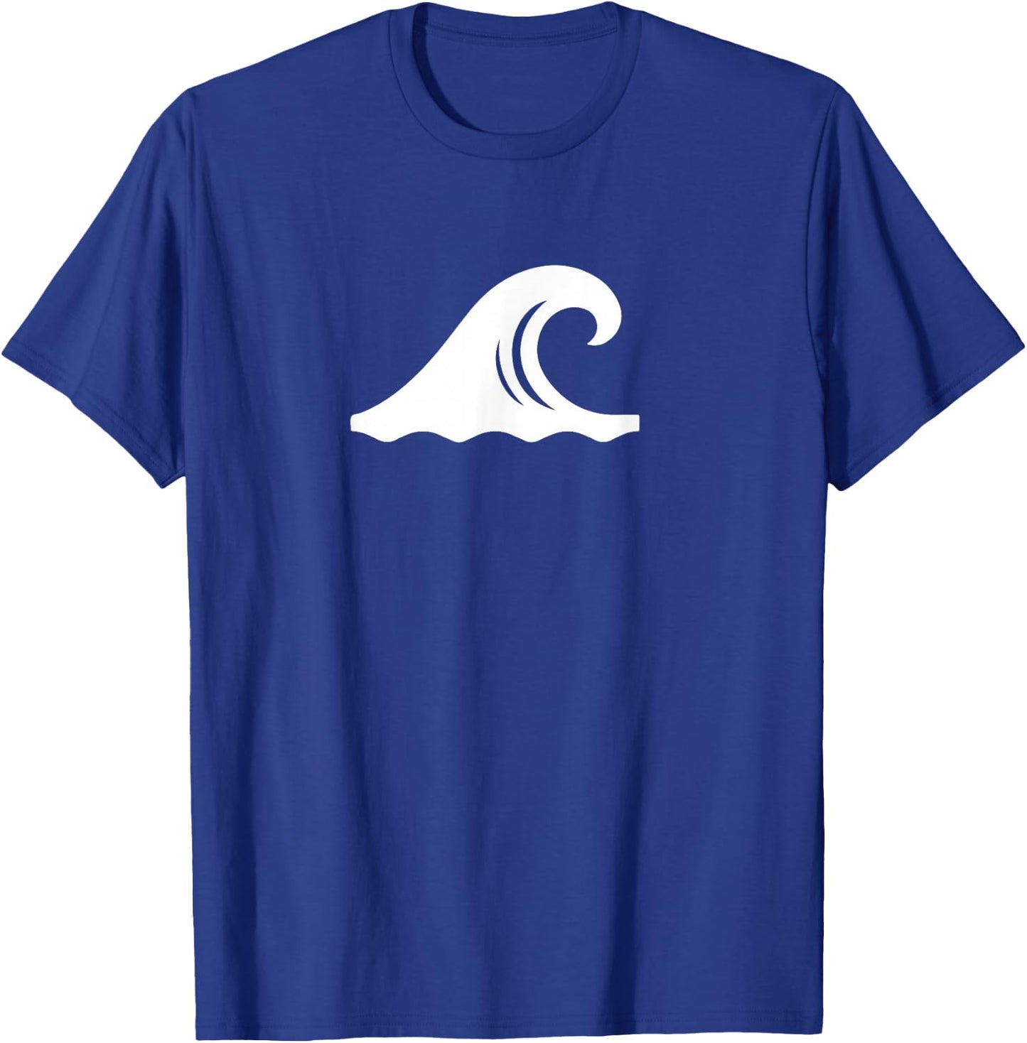Cool Waves Symbol: Surfer / Surfing / Surf / Coastal Beach Men Women T-Shirt - T-Shirt | Royal