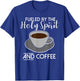 Fueled by the Holy Spirit and Coffee - Catholicism Christ T-Shirt - T-Shirt | Royal