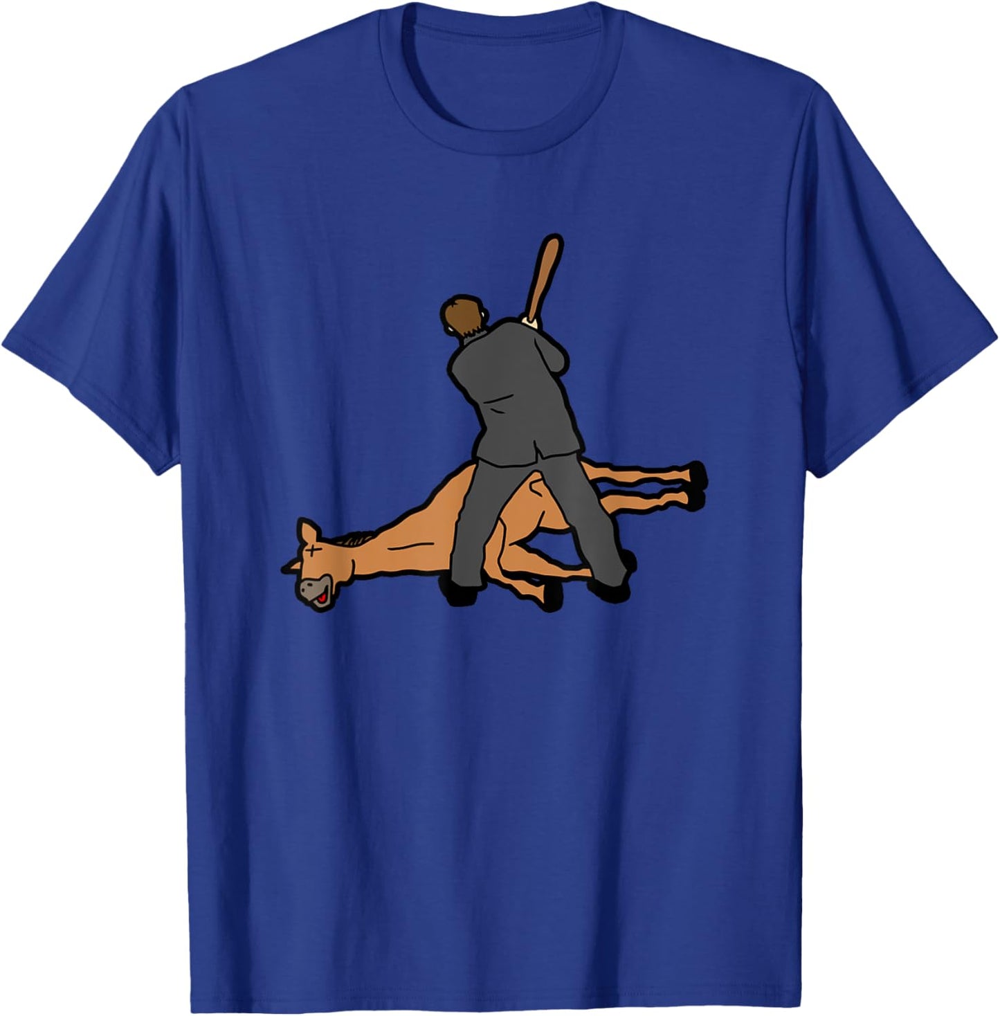 Beating a Dead Horse Meme Funny T-Shirt - T-Shirt | Royal