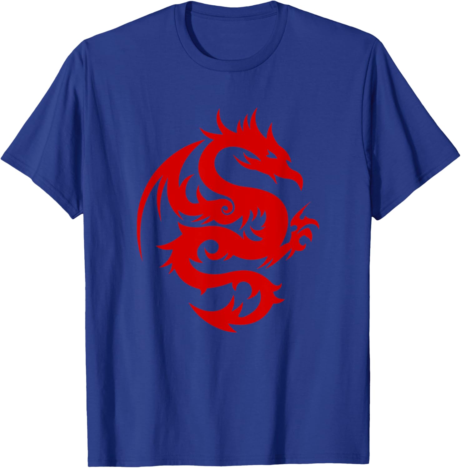 Dragon Art, Chinese Symbol of Power, Strength, Good Luck T-Shirt - T-Shirt | Royal