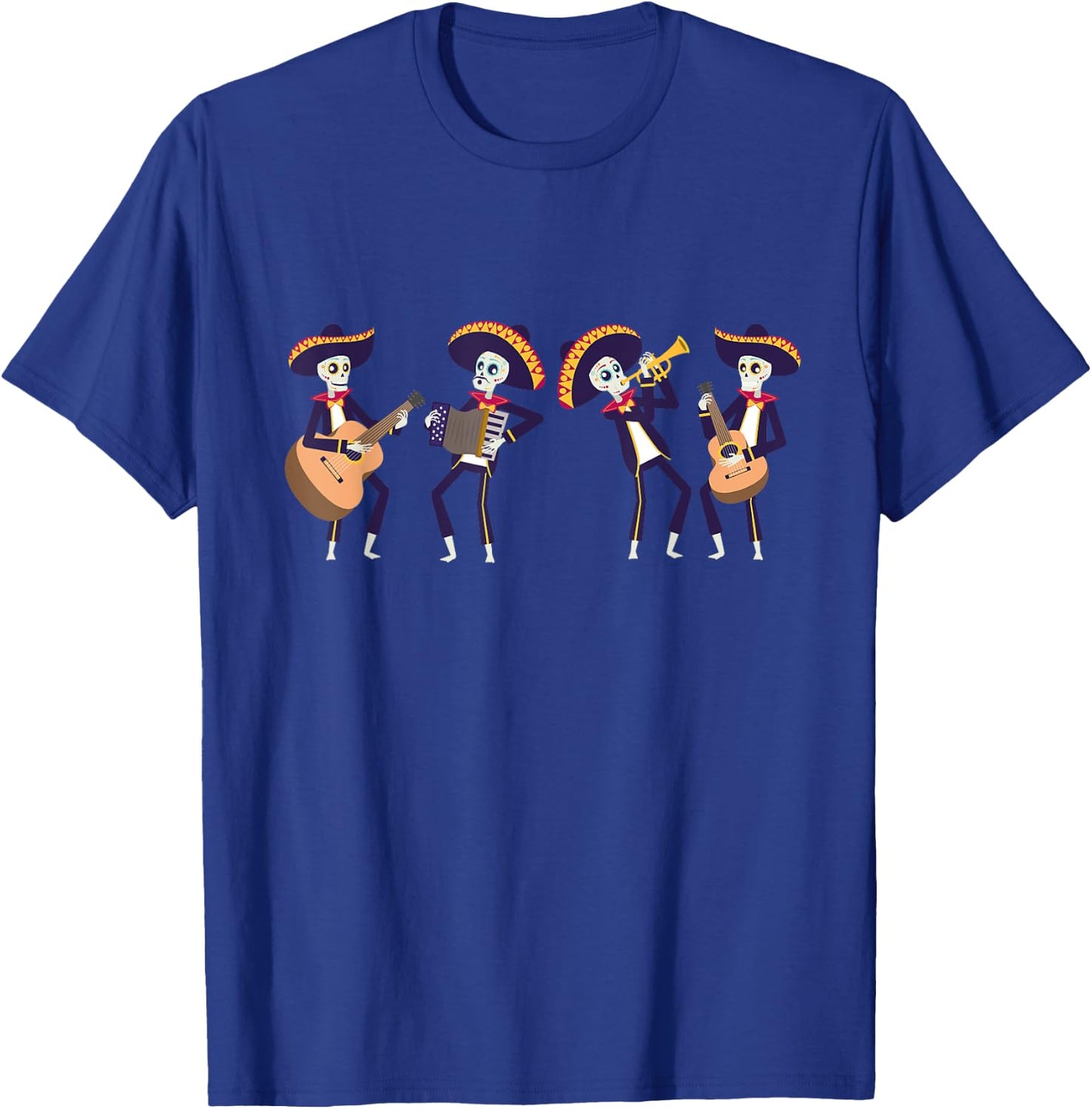 Mariachi Band Halloween T-Shirt - T-Shirt | Royal