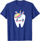 Tooth Fairy Squad Dental Rainbow Unicorn T-Shirt - T-Shirt | Royal