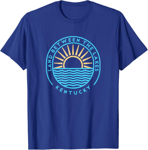 Land Between the Lakes Kentucky Outdoors Vintage T-Shirt - T-Shirt | Royal