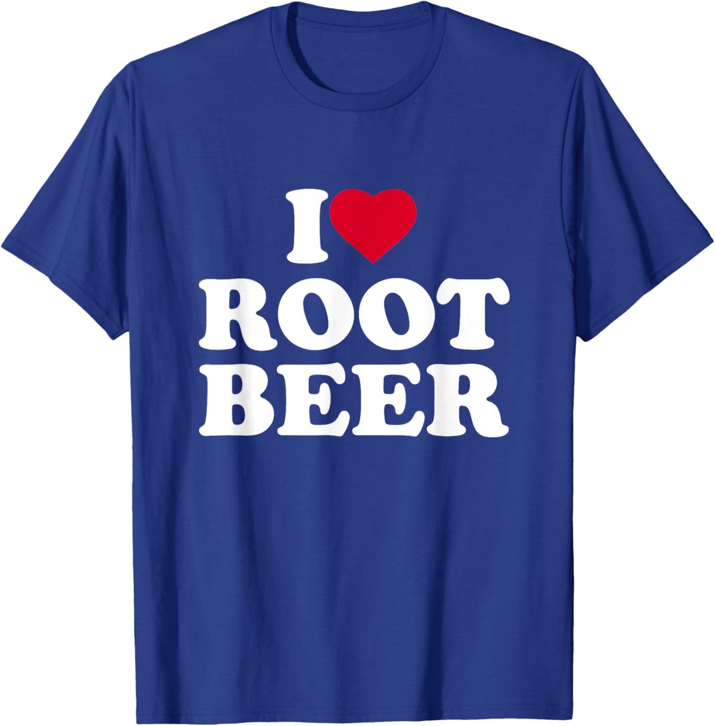 I Love Root Beer I Heart Root Beer Lover T-Shirt - T-Shirt | Royal