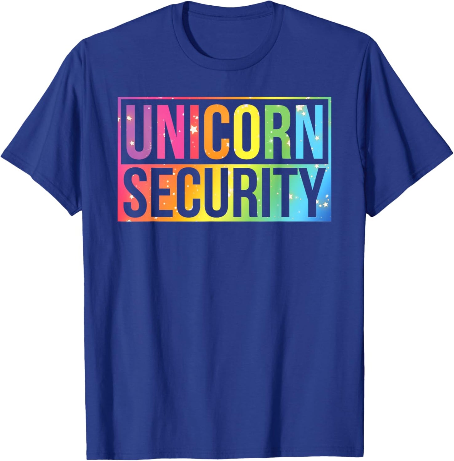 Halloween Mom Dad Daughter Unicorn Security Birthday Party T-Shirt - T-Shirt | Royal