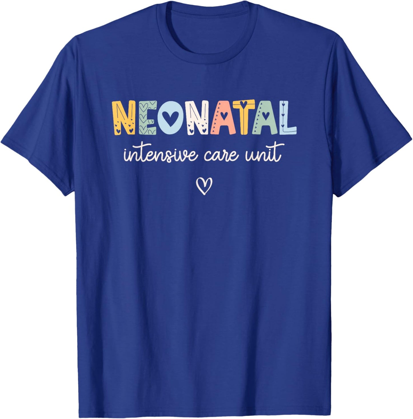 Neonatal Intensive Care Unit Nurse NICU Nurse Tiny Humans T-Shirt - T-Shirt | Royal