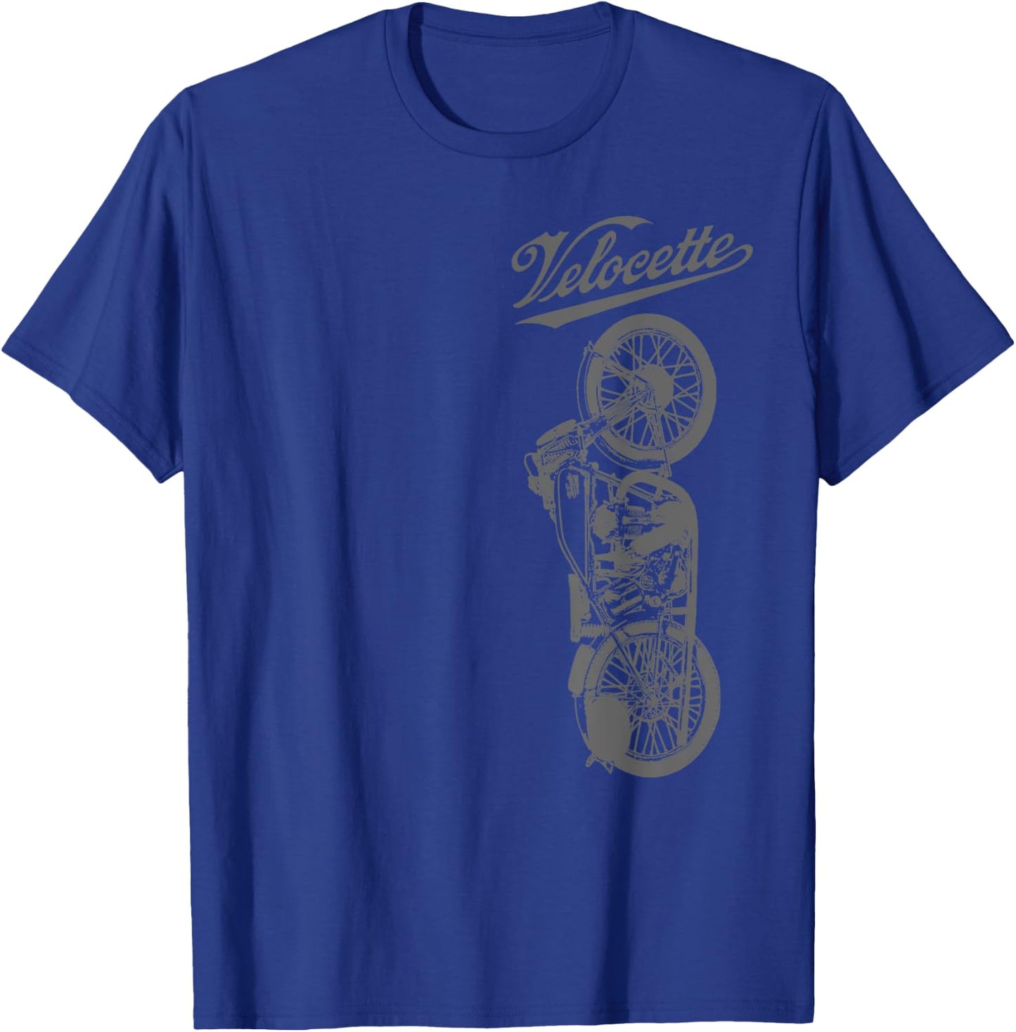 Vincent Velocette Motorcycle Vintage Classic T-Shirt - T-Shirt | Royal