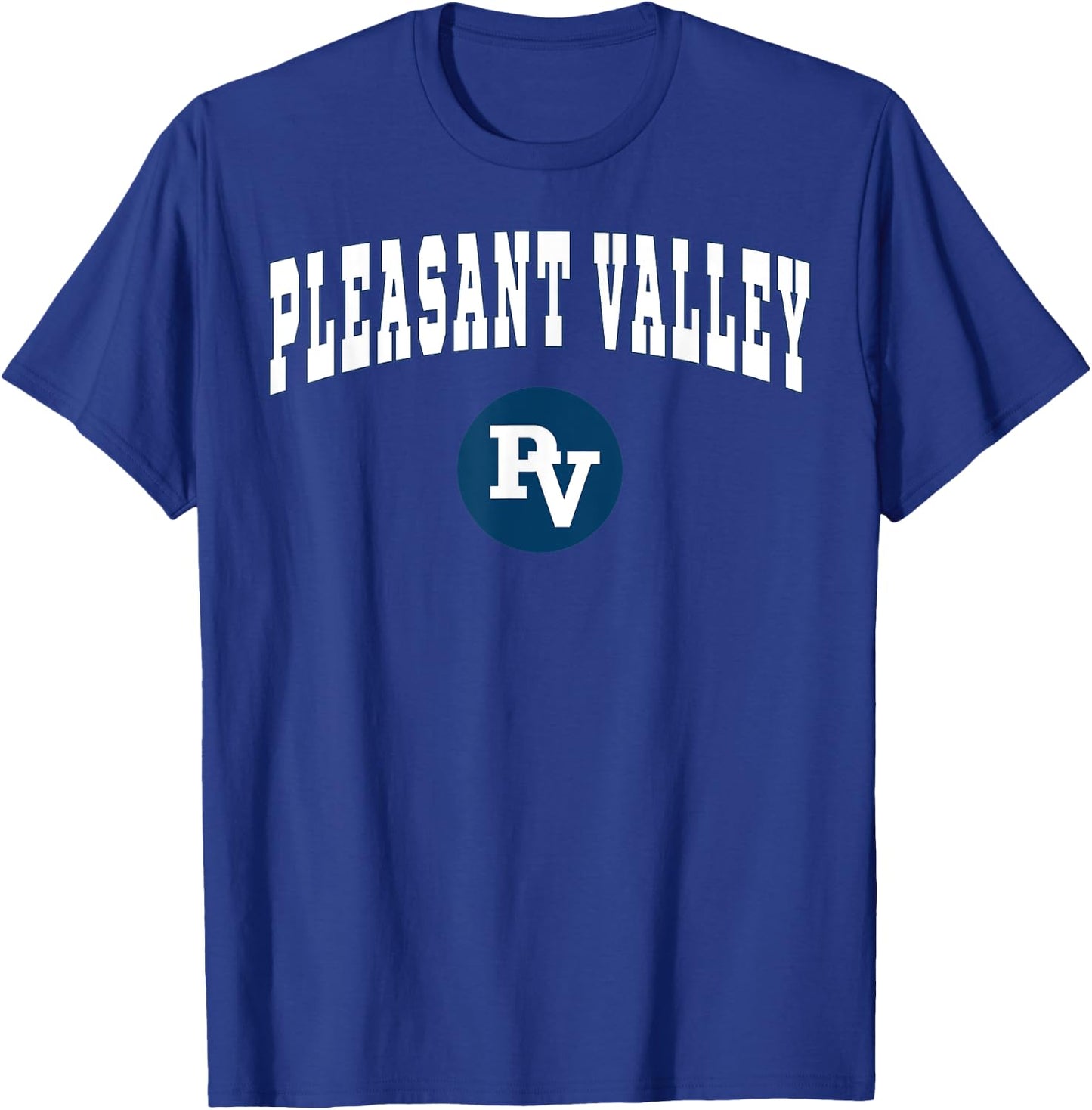 Pleasant Valley High School Spartans C2 T-Shirt - T-Shirt | Royal