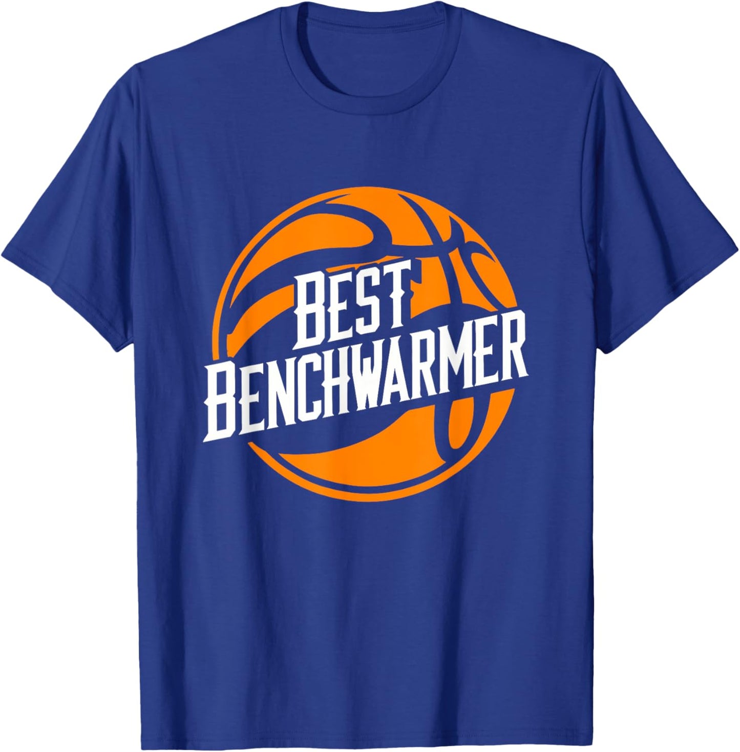 Funny saying: Best Benchwarmer Bench Press Basketball T-Shirt - T-Shirt | Royal