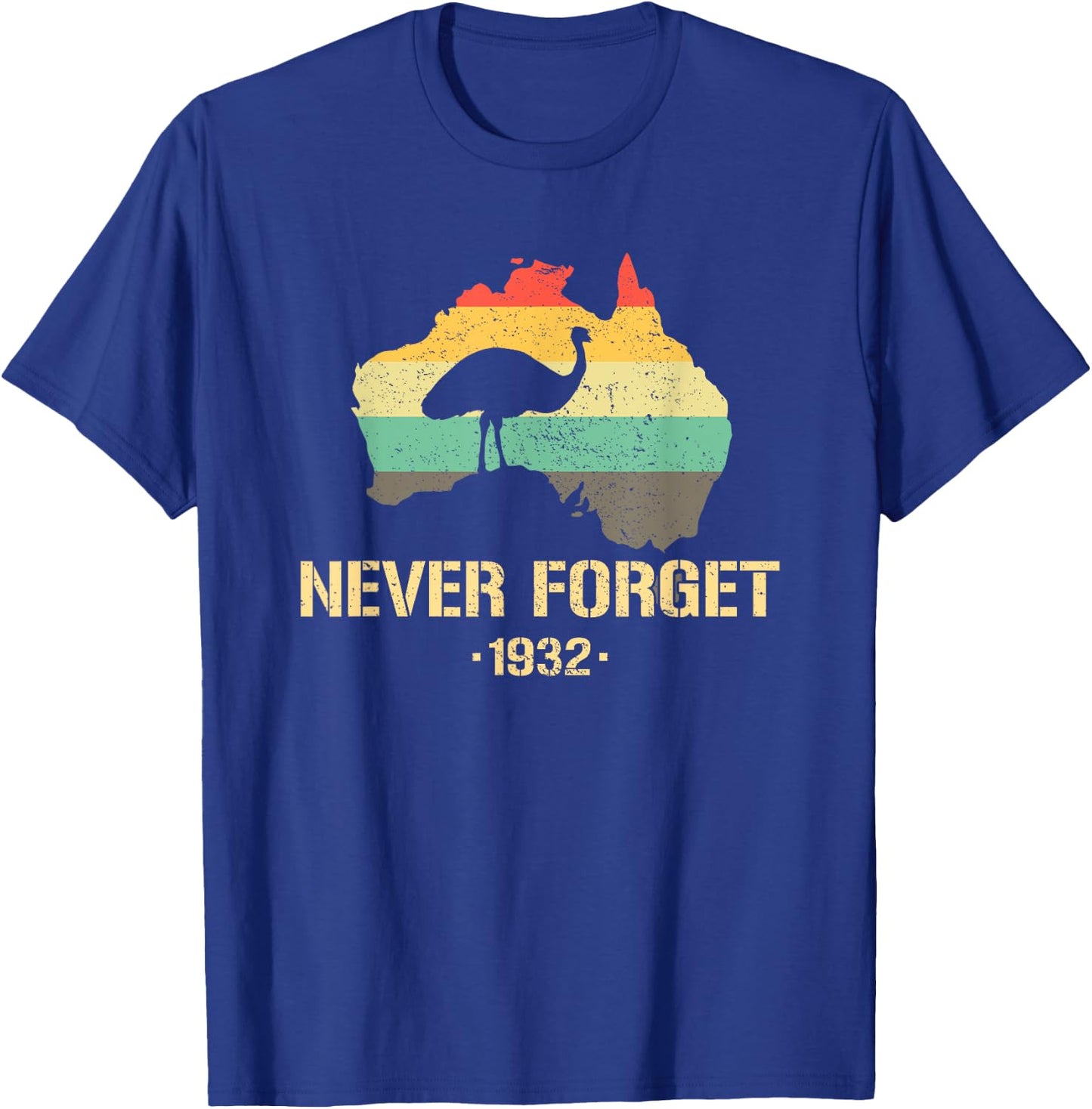 Emu War 1932 Funny Australia History T-Shirt - T-Shirt | Royal