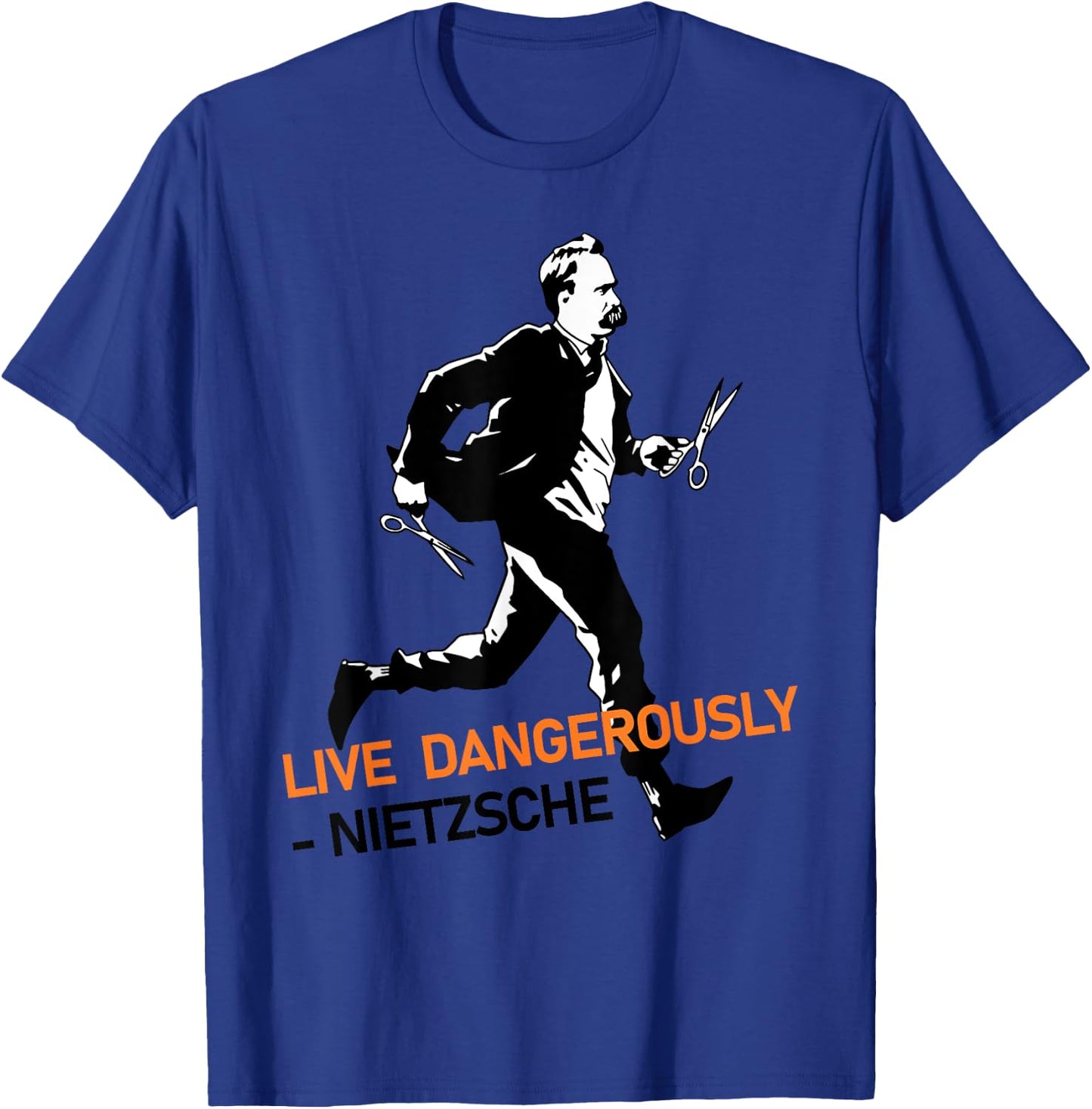 Friedrich Nietzsche philosophy of German philosopher T-Shirt - T-Shirt | Royal