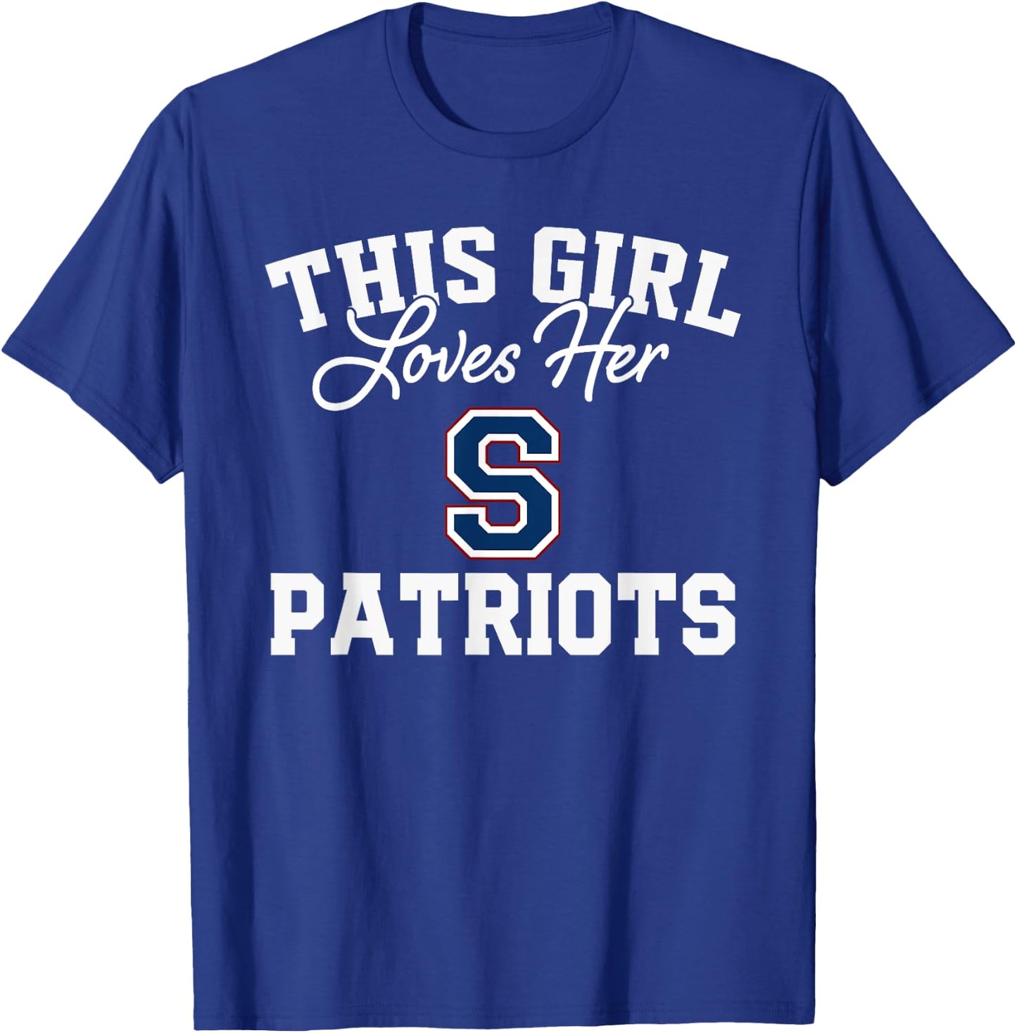 Logo This Girl Loves Her HS T-Shirt - T-Shirt | Royal