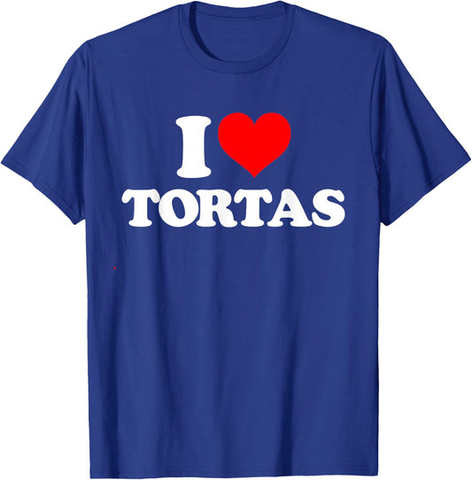 I Love Tortas - I Heart Tortas T-Shirt - T-Shirt | Royal