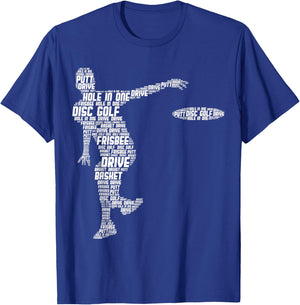 Disc Golf Frisbee Men Kids T-Shirt - T-Shirt | Royal