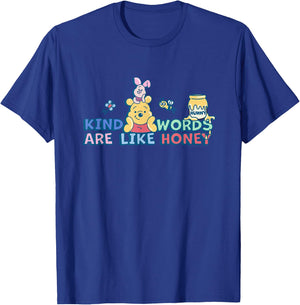 Disney Winnie the Pooh Kind Words Are Like Honey T-Shirt - T-Shirt | Royal