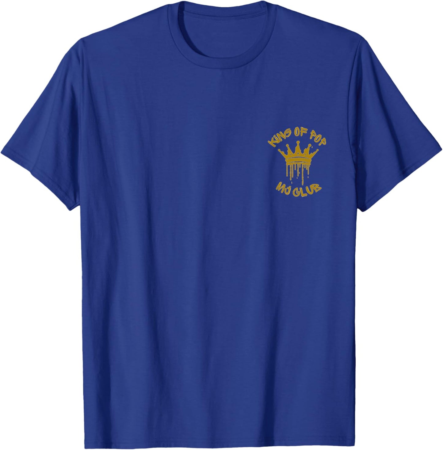 Michael Jackson 016 MJ Club Back Print T-Shirt - T-Shirt | Royal