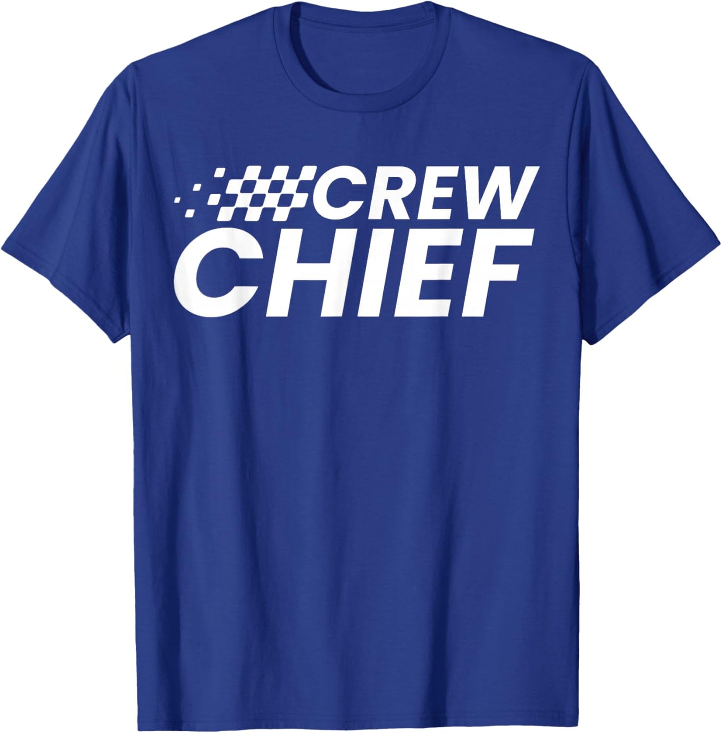Crew Chief Pit Crew Racing Team Racer Car T-Shirt - T-Shirt | Royal