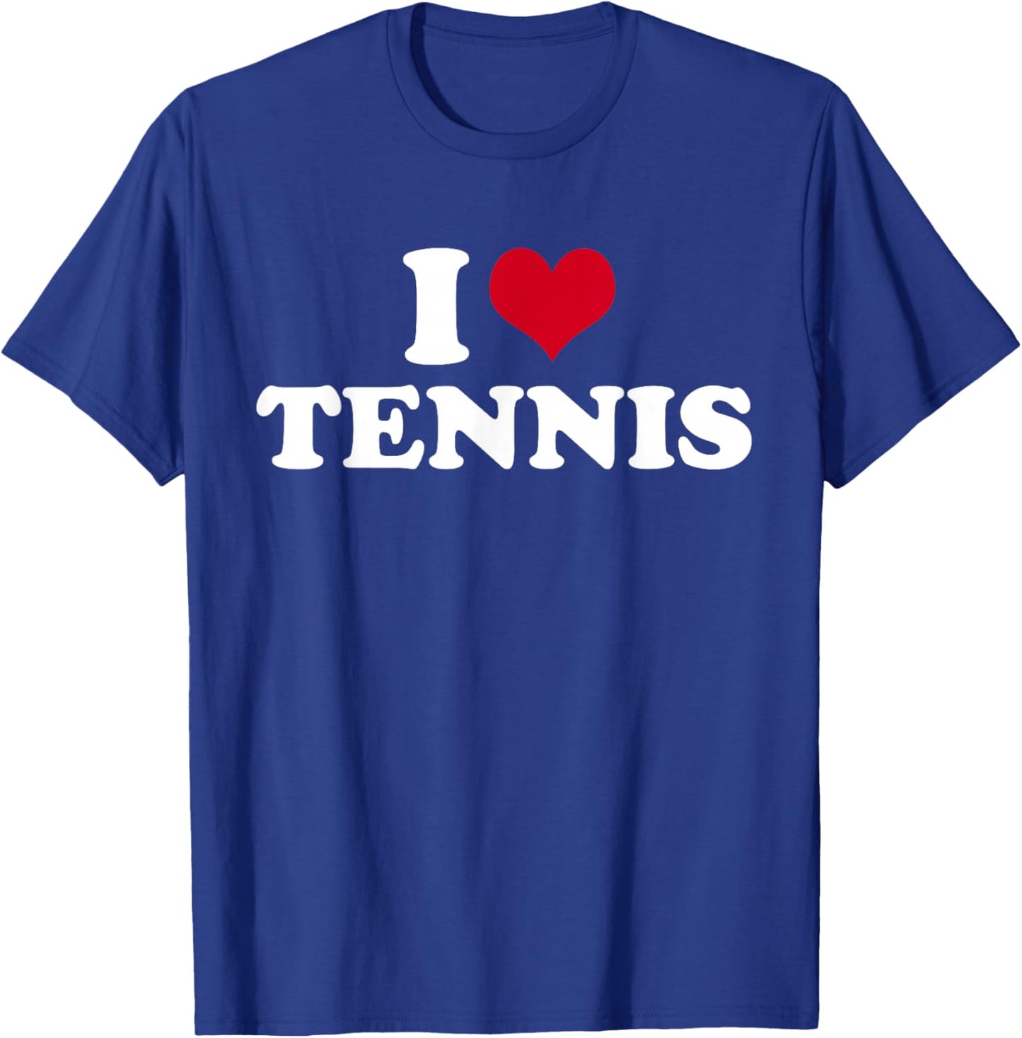 I Love Tennis T-Shirt - T-Shirt | Royal