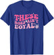 These Hoes Ain't Loyal Pink Groovy Apparel T-Shirt - T-Shirt | Royal