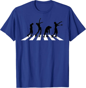 Abbey Road Walking Zombie Halloween T-Shirt - T-Shirt | Royal