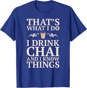 Chai Tea - Funny Desi Indian / Pakistani Gift T-Shirt - T-Shirt | Royal